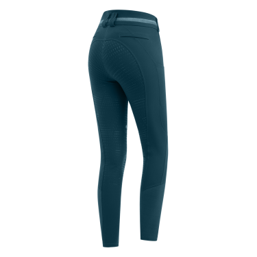 Pantalon d'équitation ELT Maja Glam Curved taille haute Bleu pétrole