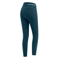 Rijbroek ELT Maja Glam Curved met hoge taille Petrolblauw