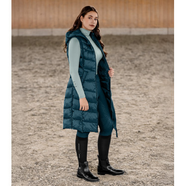 Gilet long et léger ELT Ostende Bleu pétrole Gilet long et léger ELT Ostende Bleu pétrole