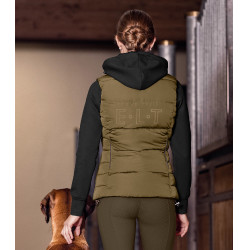 Lichte mouwloze winterjas ELT Oxford Kakigroen Lichte mouwloze winterjas ELT Oxford Kakigroen