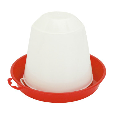 Abreuvoir en plastique Kerbl Hobbyfarming Blanc / rouge