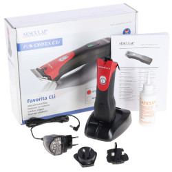 Tondeuse sur batterie Favorita CLi Aesculap Rouge Tondeuse sur batterie Favorita CLi Aesculap Rouge