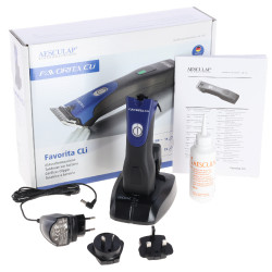 Tondeuse sur batterie Favorita CLi Aesculap Bleu