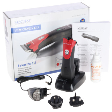 Tondeuse sur batterie Favorita CLi Aesculap Rouge Tondeuse sur batterie Favorita CLi Aesculap Rouge