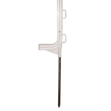 PVC Premium weidepaal AKO Wit PVC Premium weidepaal AKO Wit