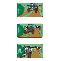 Barre de rechange Electro Gate AKO Noir