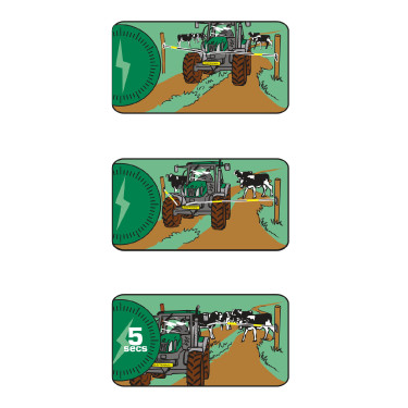 Vervangingsbalk Electro Gate AKO Zwart