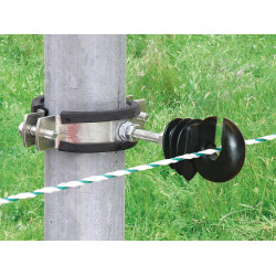 Bride de fixation pour piquets ronds Kerbl Noir Bride de fixation pour piquets ronds Kerbl Noir