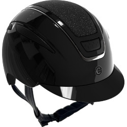 Casque d'équitation Elite Covalliero Laqué noir Casque d'équitation Elite Covalliero Laqué noir