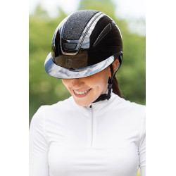 Casque d'équitation Elite Polo Covalliero Laqué noir Casque d'équitation Elite Polo Covalliero Laqué noir
