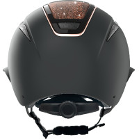 Casque d'équitation Elite Polo Covalliero Or rosé Noir
