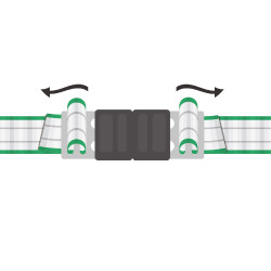 Connecteur cordelette Litzclip® AKO