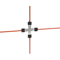 Connecteur croisé pour fil Litzclip® AKO