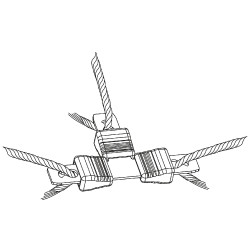 Connecteur en T pour fil Litzclip® AKO