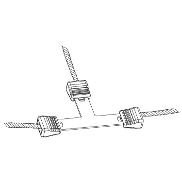 Connecteur en T pour fil Litzclip® AKO Connecteur en T pour fil Litzclip® AKO
