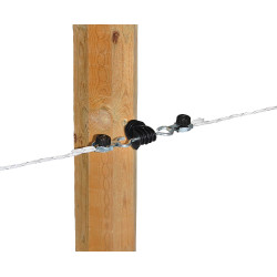 Cordelette de clôture à enroulement croisé EconomyLine AKO Blanc