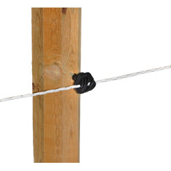 Cordelette de clôture à enroulement croisé EconomyLine AKO Blanc