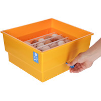 Broedmachine Covatutto 24 ECO Kerbl Hobbyfarming Geel Broedmachine Covatutto 24 ECO Kerbl Hobbyfarming Geel