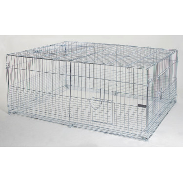 Enclos extérieur avec dispositif antifugue pour jeunes animaux Kerbl Hobbyfarming