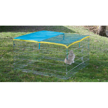 Enclos extérieur pour rongeur avec dispositif antifugue Kerbl Hobbyfarming