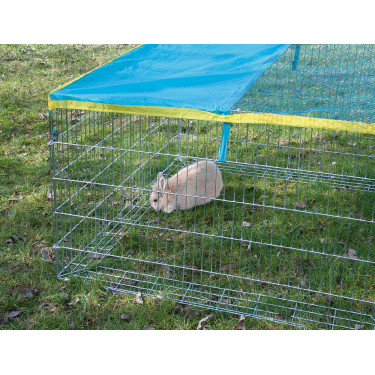 Enclos extérieur pour rongeur avec dispositif antifugue Kerbl Hobbyfarming