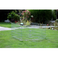 Enclos extérieur pour rongeur avec dispositif antifugue Kerbl Hobbyfarming