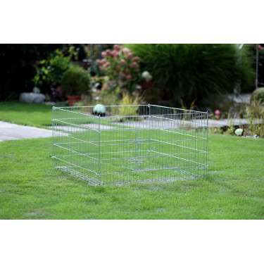 Enclos extérieur pour rongeur avec dispositif antifugue Kerbl Hobbyfarming
