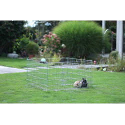 Enclos extérieur pour rongeur avec dispositif antifugue Kerbl Hobbyfarming