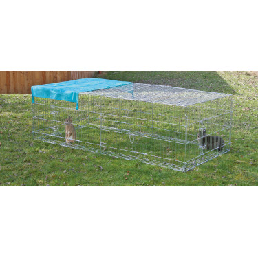 Enclos extérieur pour rongeur avec dispositif antifugue Kerbl Hobbyfarming Enclos extérieur pour rongeur avec dispositif antifugue Kerbl Hobbyfarming