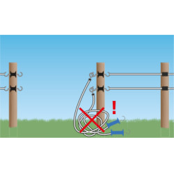 Fence Clip AKO Zwart Fence Clip AKO Zwart