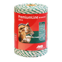 Fil de clôture PremiumLine AKO Blanc / vert Fil de clôture PremiumLine AKO Blanc / vert
