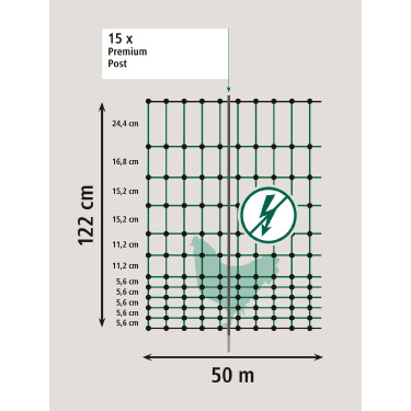 Premium gevogelte-net AKO Groen Premium gevogelte-net AKO Groen