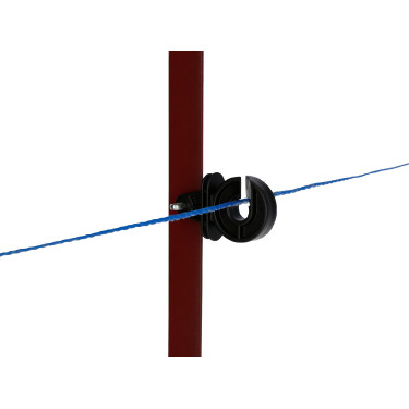 AKO hoekpaalisolator met pen Zwart