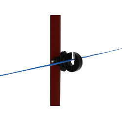 Isolateur à goupille pour piquet d'angle AKO Noir