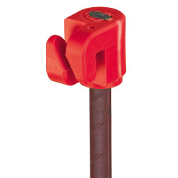 Isolateur choc pour piquets ovales AKO Rouge Isolateur choc pour piquets ovales AKO Rouge