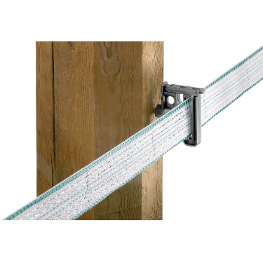 Isolateur clip Maxi Tape AKO Anthracite Gris Isolateur clip Maxi Tape AKO Anthracite Gris