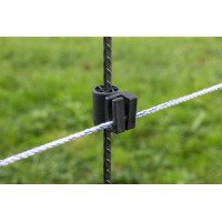 Aanvullende isolator voor ronde en ovale palen AKO Zwart