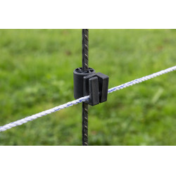 Isolateur complémentaire pour piquets ronds et ovales AKO Noir Isolateur complémentaire pour piquets ronds et ovales AKO Noir