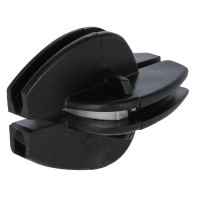 AKO hoekisolator / “ei”-type Zwart