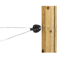 Isolateur d'angle / type « œuf » AKO Noir