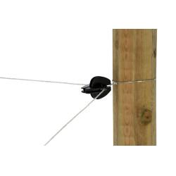 Isolateur d'angle / type « œuf » AKO Noir