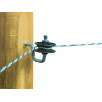 Isolateur d’angle pour fil et cordelette AKO Noir