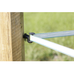 AKO Cavallo hoekisolator voor lint Zwart