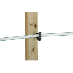 AKO Cavallo hoekisolator voor lint Zwart