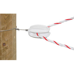 Isolateur d’angle type « œuf » AKO Blanc