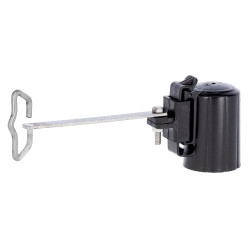 Isolateur de tête, solution d'angle pour ruban / cordelette T-Post AKO Noir