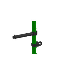 Isolateur écarteur T-Post AKO Noir Isolateur écarteur T-Post AKO Noir