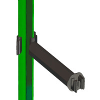 Isolateur écarteur T-Post AKO Noir Isolateur écarteur T-Post AKO Noir