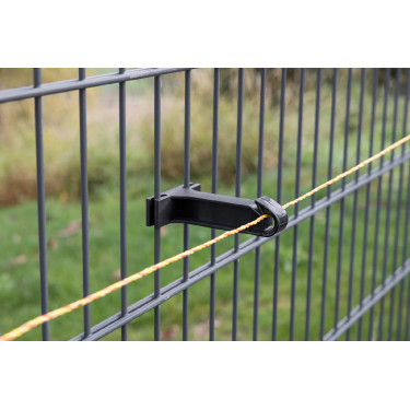 Isolator voor dubbele stangenschrikdraad AKO Zwart Isolator voor dubbele stangenschrikdraad AKO Zwart