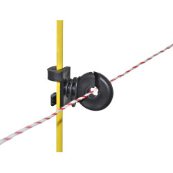 Isolateur supplémentaire à clip rond AKO Noir